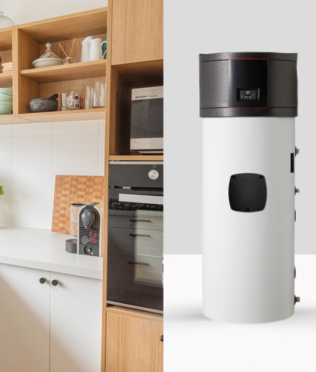HEATING SANITARY WATER IN THE KITCHEN AND OTHER ROOMS