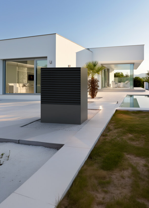 Works with underfloor heating, buffer storage, and PV systems