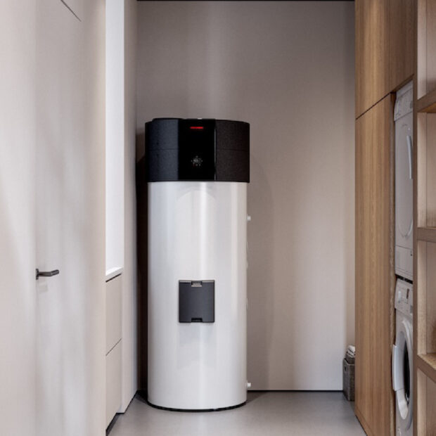 Smart Water Heating Using Heat from Air